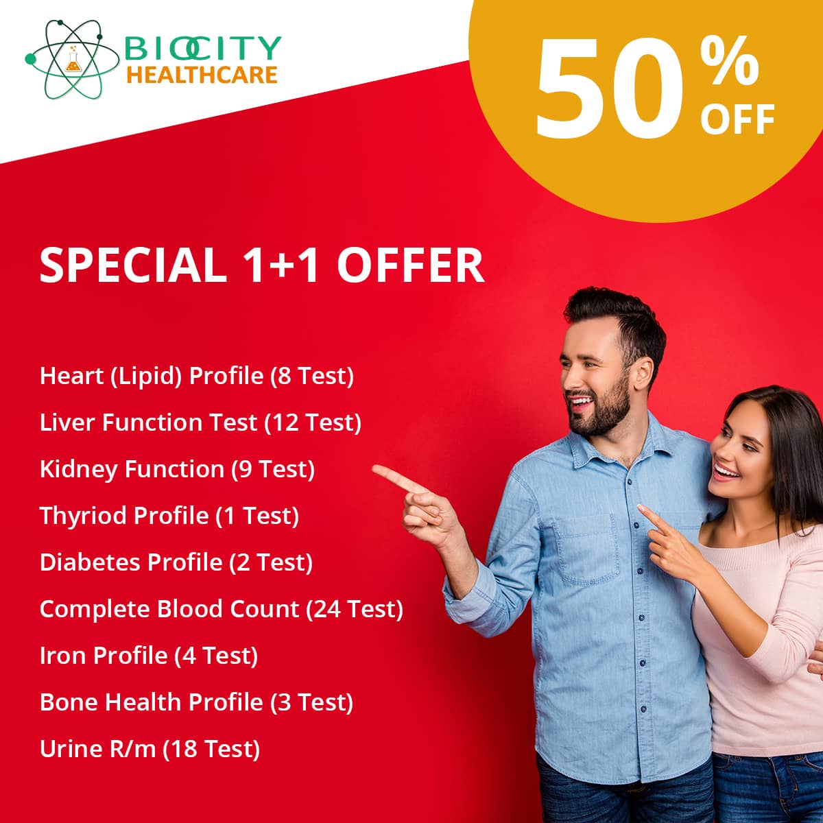 health checkup package by biocity healthcare